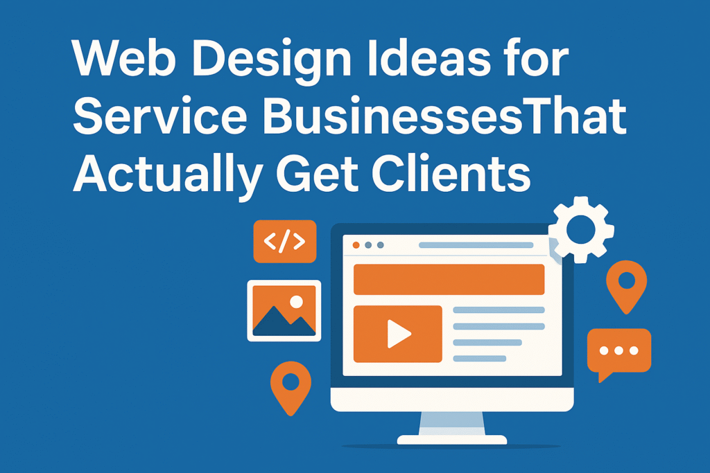 Web Design Ideas for Service Businesses That Actually Get Clients